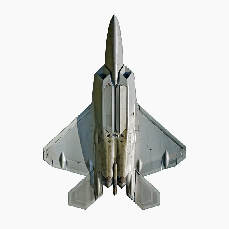 F-22 Raptor вид сверху