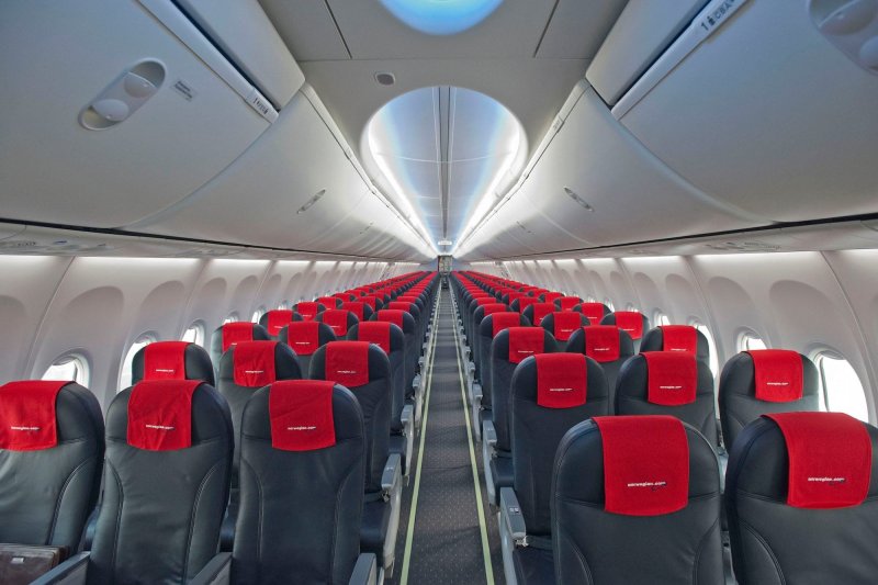 Салон самолёта Боинг 737-800