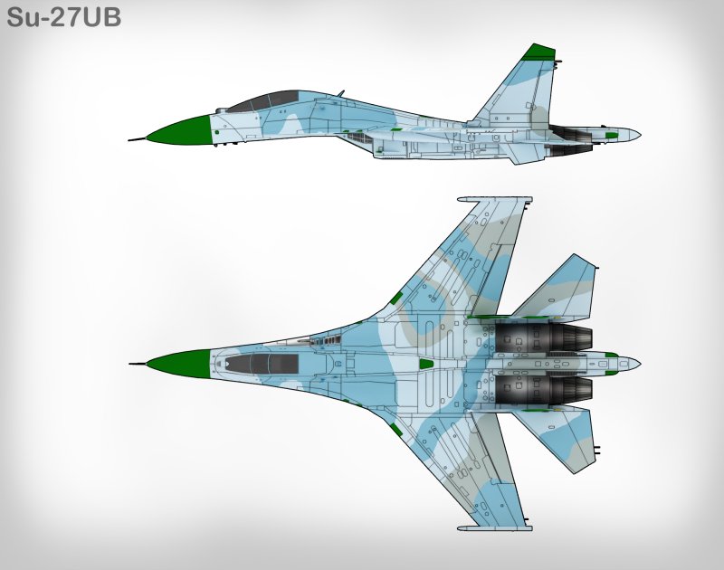 Су-35 истребитель снизу