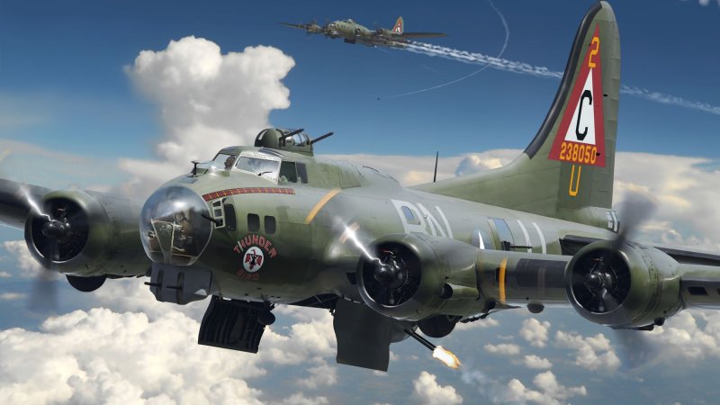 Б-17 бомбардировщик