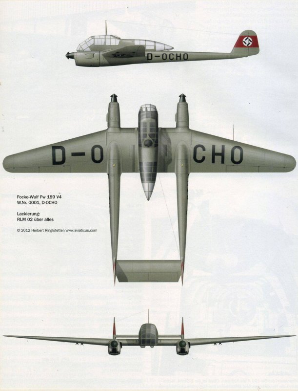 Самолет-разведчик «Фокке-Вульф-189