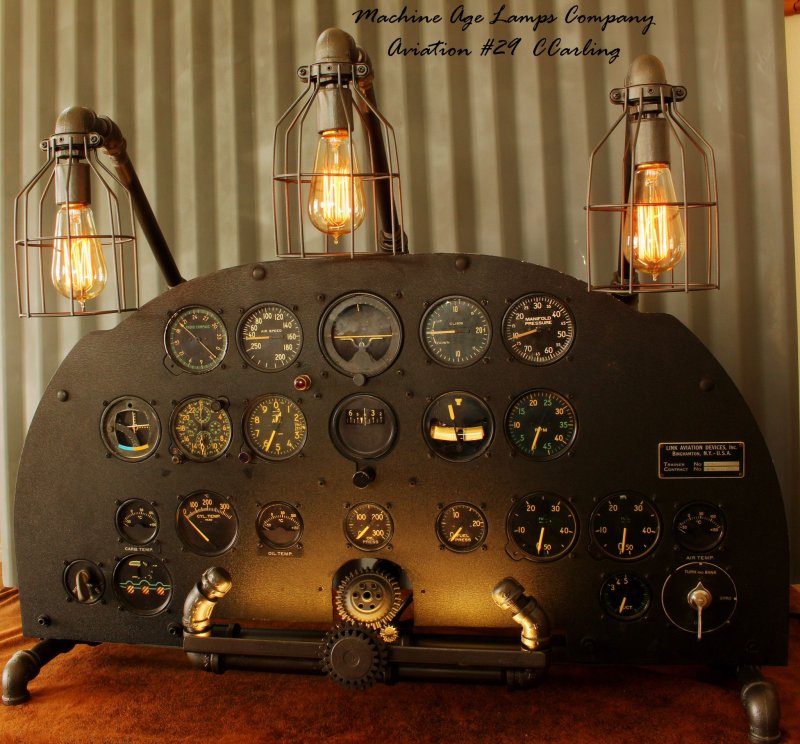 Steampunk панель управления