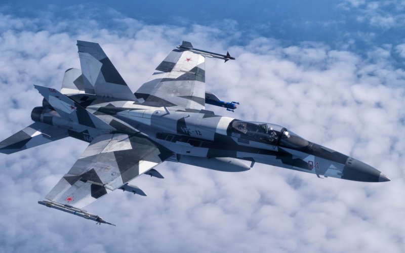 F 18 super Hornet Су 27