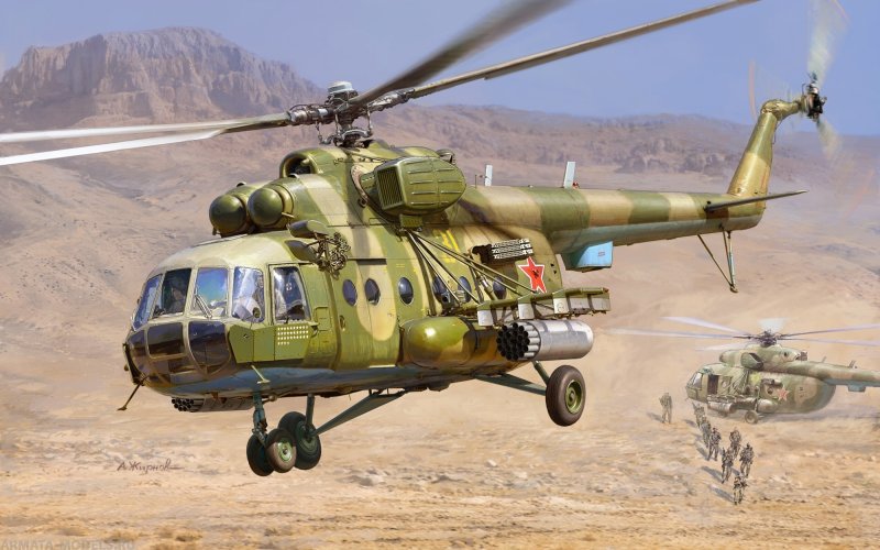 Вертолёт ми-8 Узбекистан