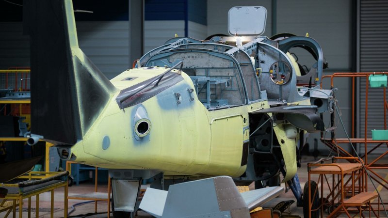 Арсеньев завод Прогресс сборочный цех вертолет ка-52