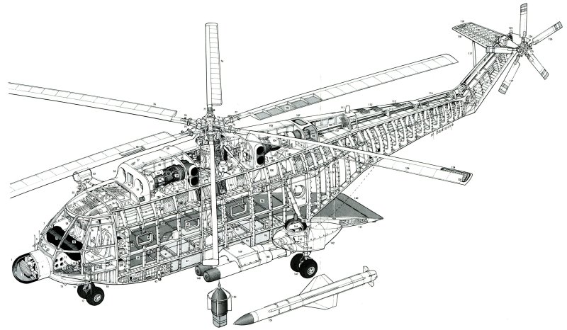 Конструкция фюзеляжа вертолета ми-8
