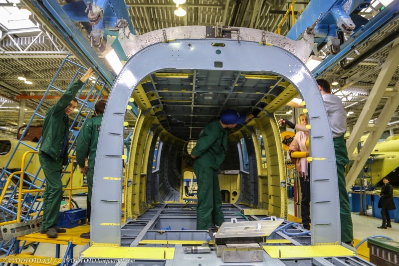 Сборка вертолета ми-8