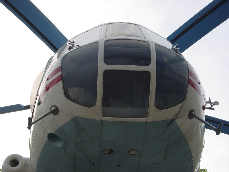 Вертолёт ми-8 сверху