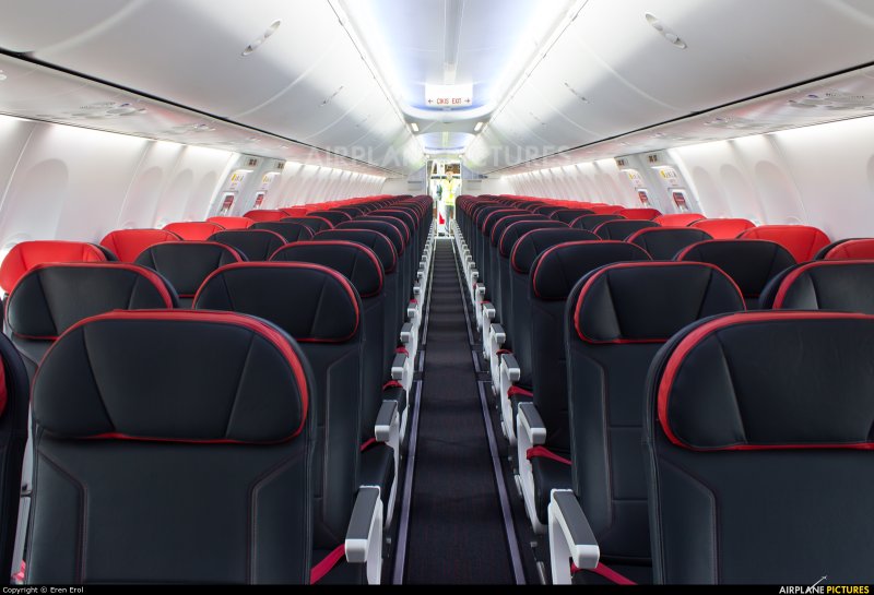 Boeing 737-800 Turkish Airlines салон