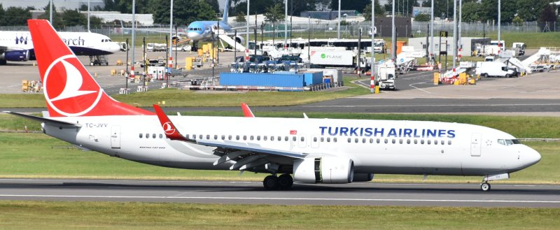 Turkish Airlines Boeing 737-900 узкофюзеляжный