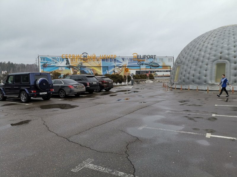 Heliport Москва новая Рига