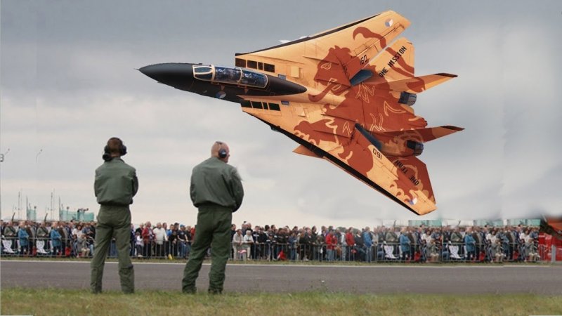 Трюки на боевых самолётах