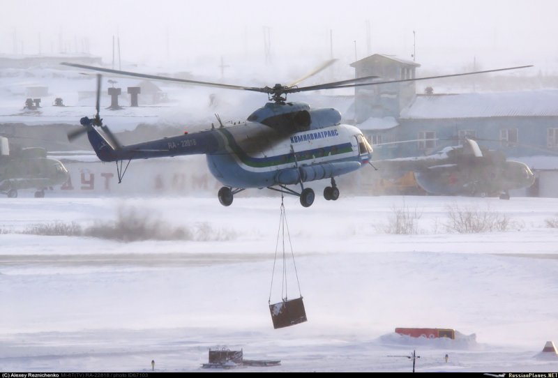 Внешняя подвеска вертолета ми-8