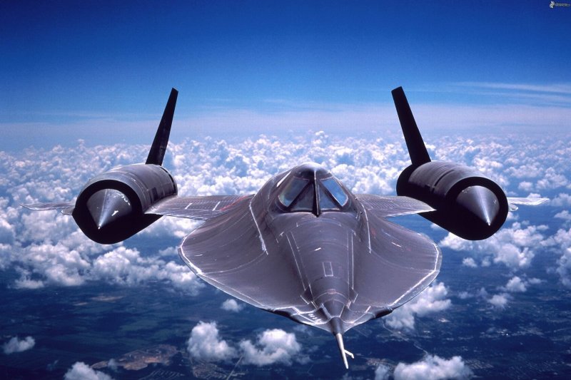 SR-71 Blackbird черный Дрозд