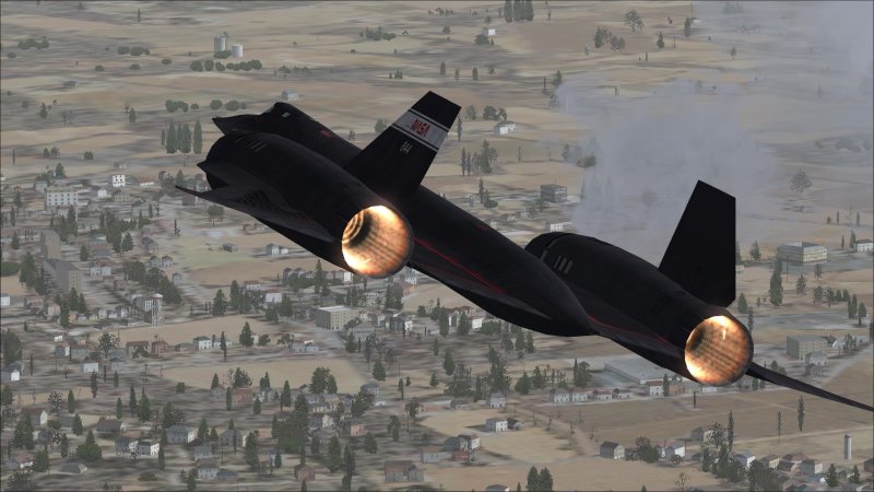 Черный Дрозд самолет SR 71