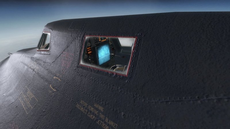 SR-71 Blackbird кабина