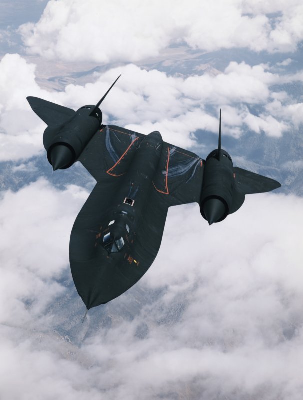SR-71 Blackbird черный Дрозд
