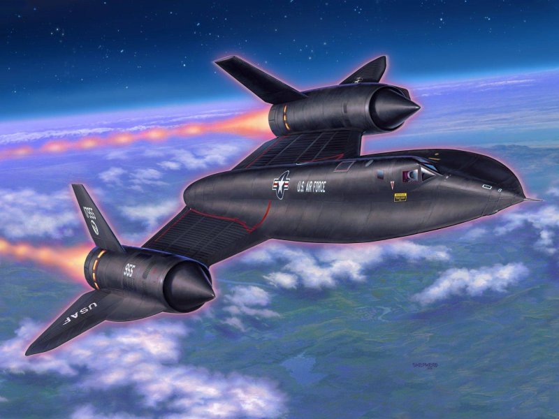 Самолет SR-71 Blackbird