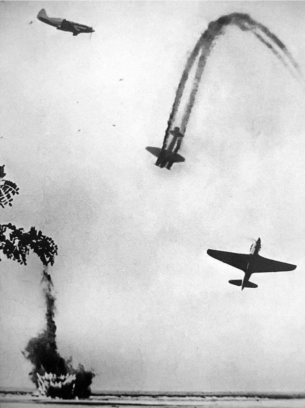 Воздушный бой ВОВ 1941-1945
