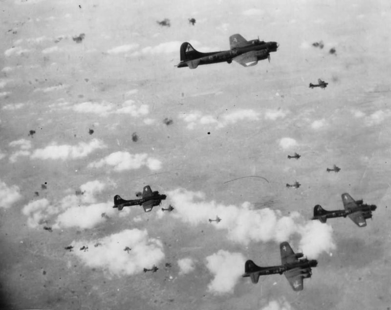 B-17 вторая мировая рейд
