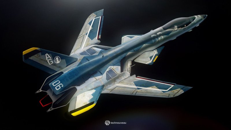Sci Fi Interceptor Jet