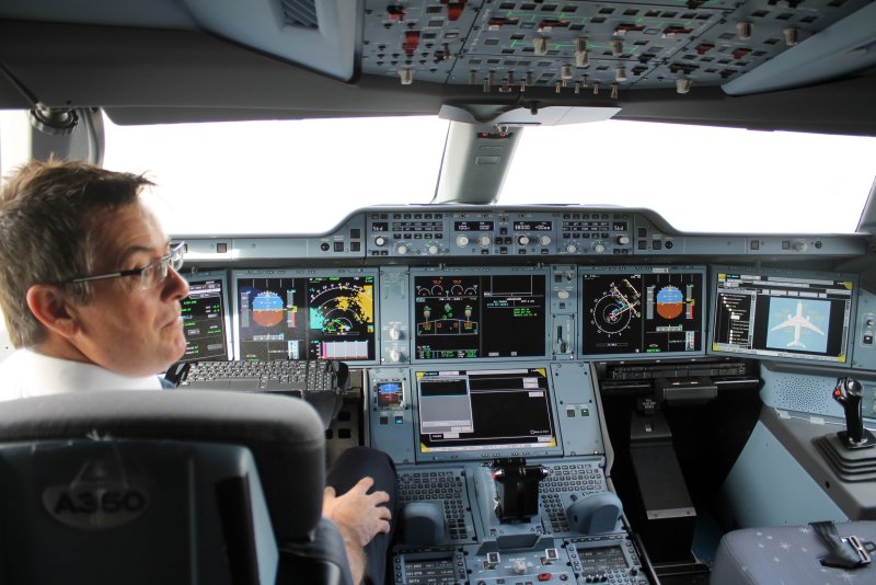 Airbus a350 XWB кабина