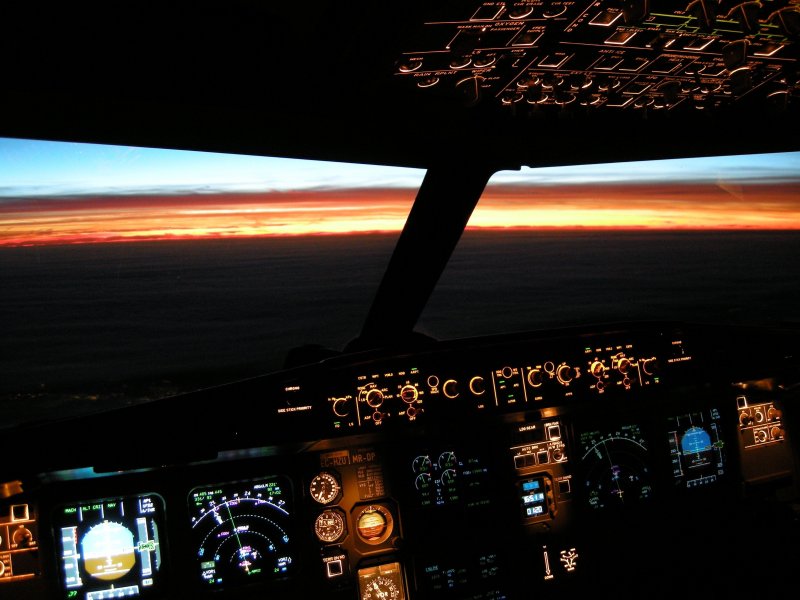 A320 Cockpit Wallpaper
