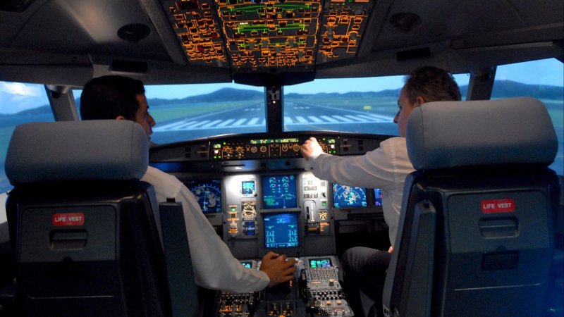 Боинг 737 кабина