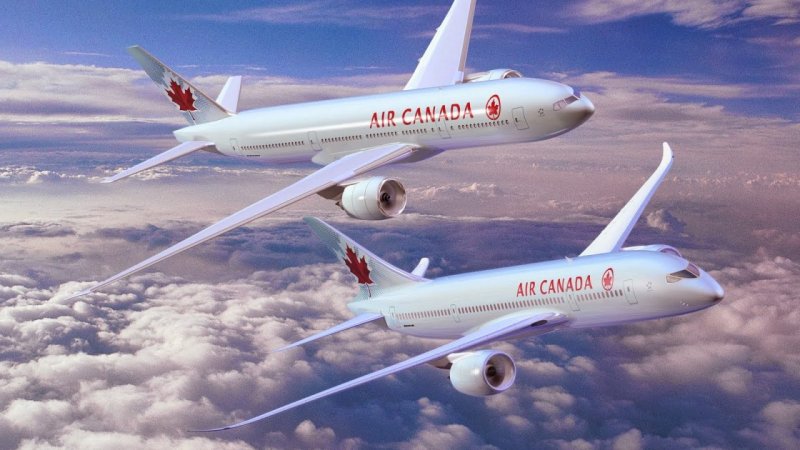 Air Canada Post illustrations
