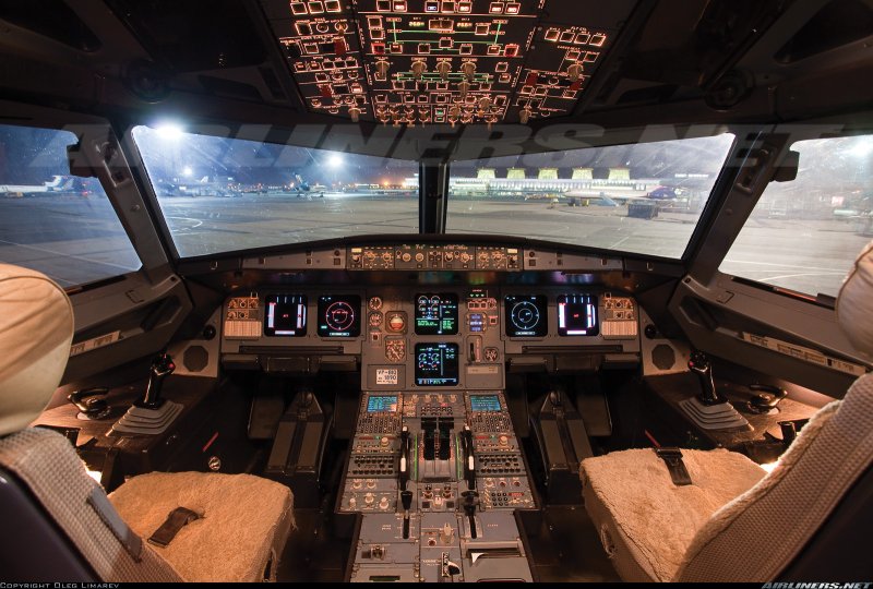 Кабина a320 4к