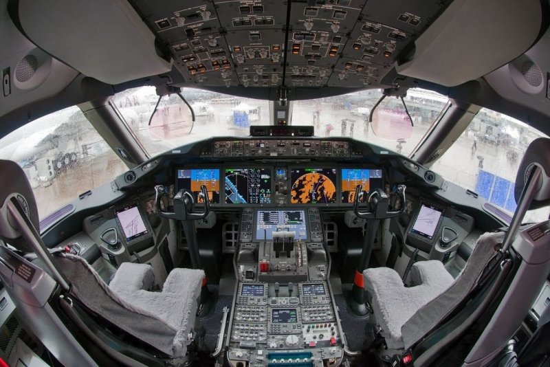 Boeing 787 Dreamliner кабина