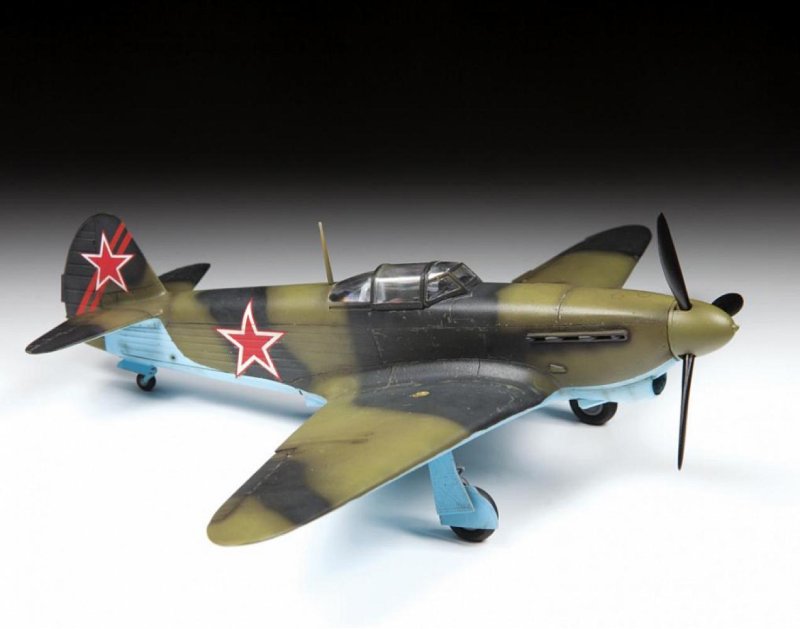 Сборная модель zvezda Советский истребитель як-1б (4817) 1:48