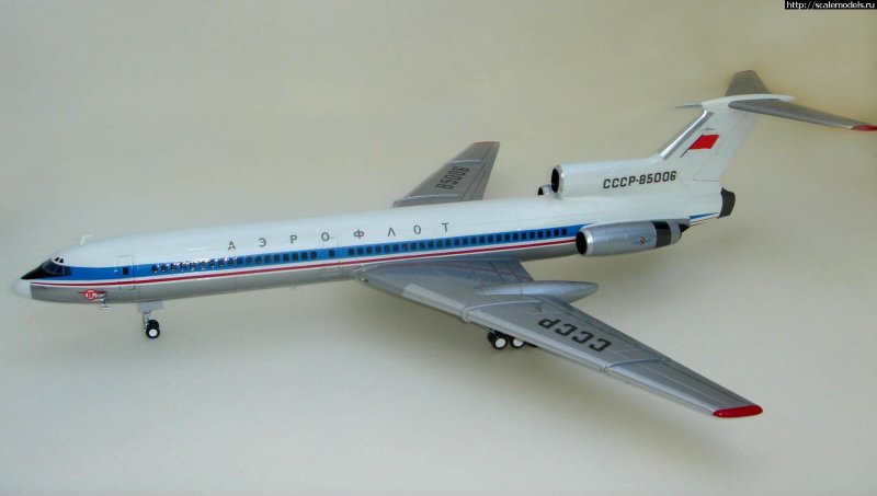 Сборная модель ту-154 Пластикарт