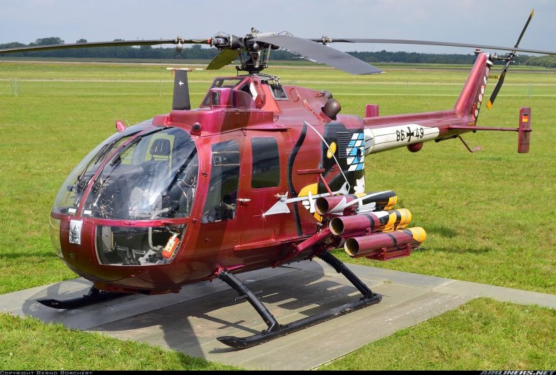 Швеции вертолет bo 105