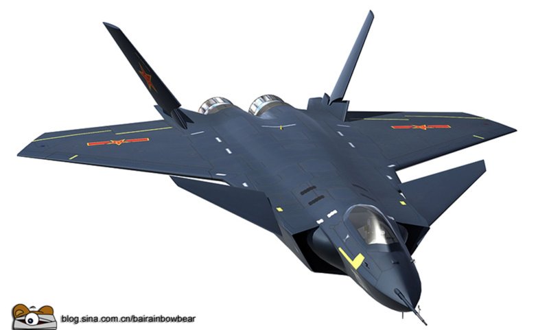 Chinese j-20 Mighty Dragon
