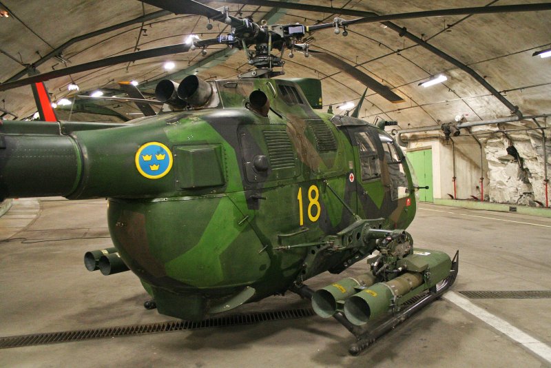 Швеции вертолет bo 105
