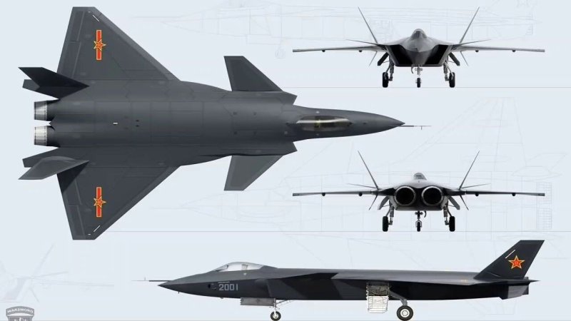 J20 самолет Китай