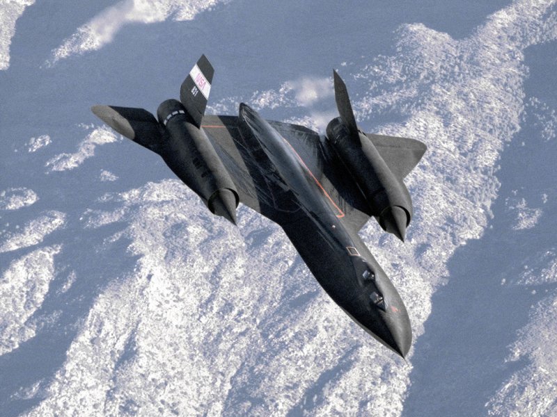 SR-71 Blackbird черный Дрозд