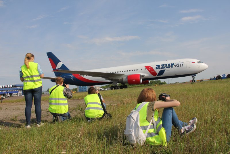 Благовещенск с самолета