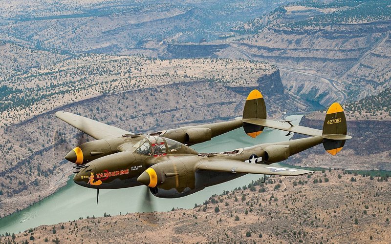 Lockheed p-38 Lightning истребители второй мировой войны