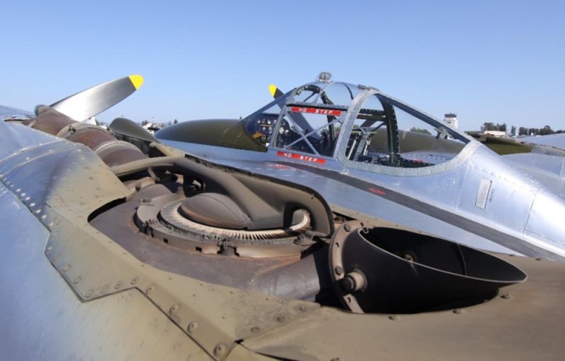 P 38 Lightning turbocharger