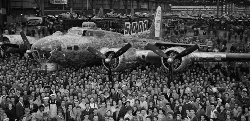 Старые двухэтажные самолеты 1940