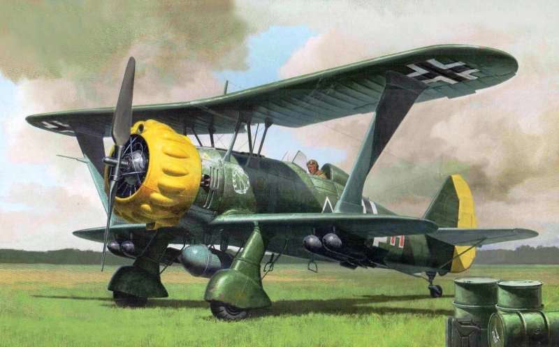 Самолет Henschel hs123