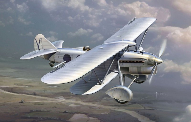 Fiat CR.32 самолет
