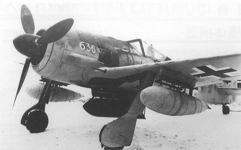 Fw190 самолет топливные баки