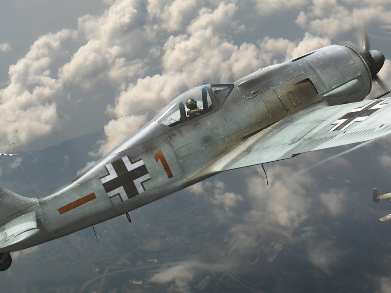 Немецкий истребитель Фокке-Вульф FW-190