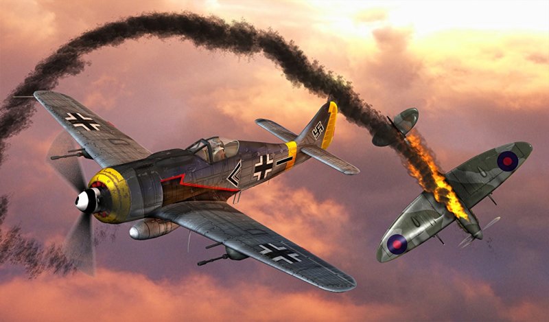 Воздушный бой FW 190