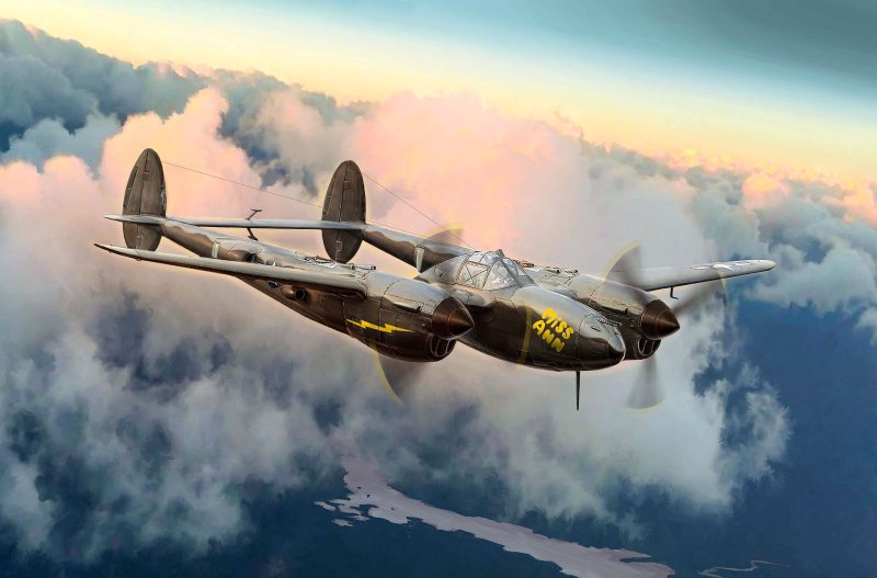 Самолет p-38j Lightning