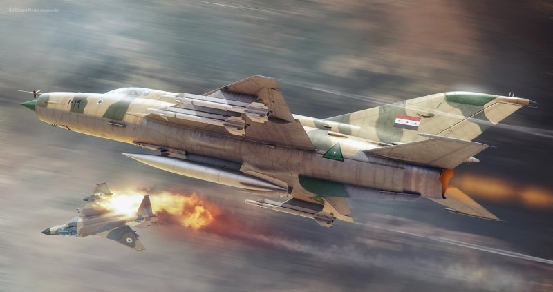 Mig 21 и f4 Phantom