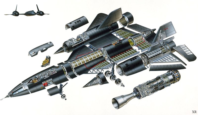 Lockheed SR-71 Blackbird самолёты-разведчики